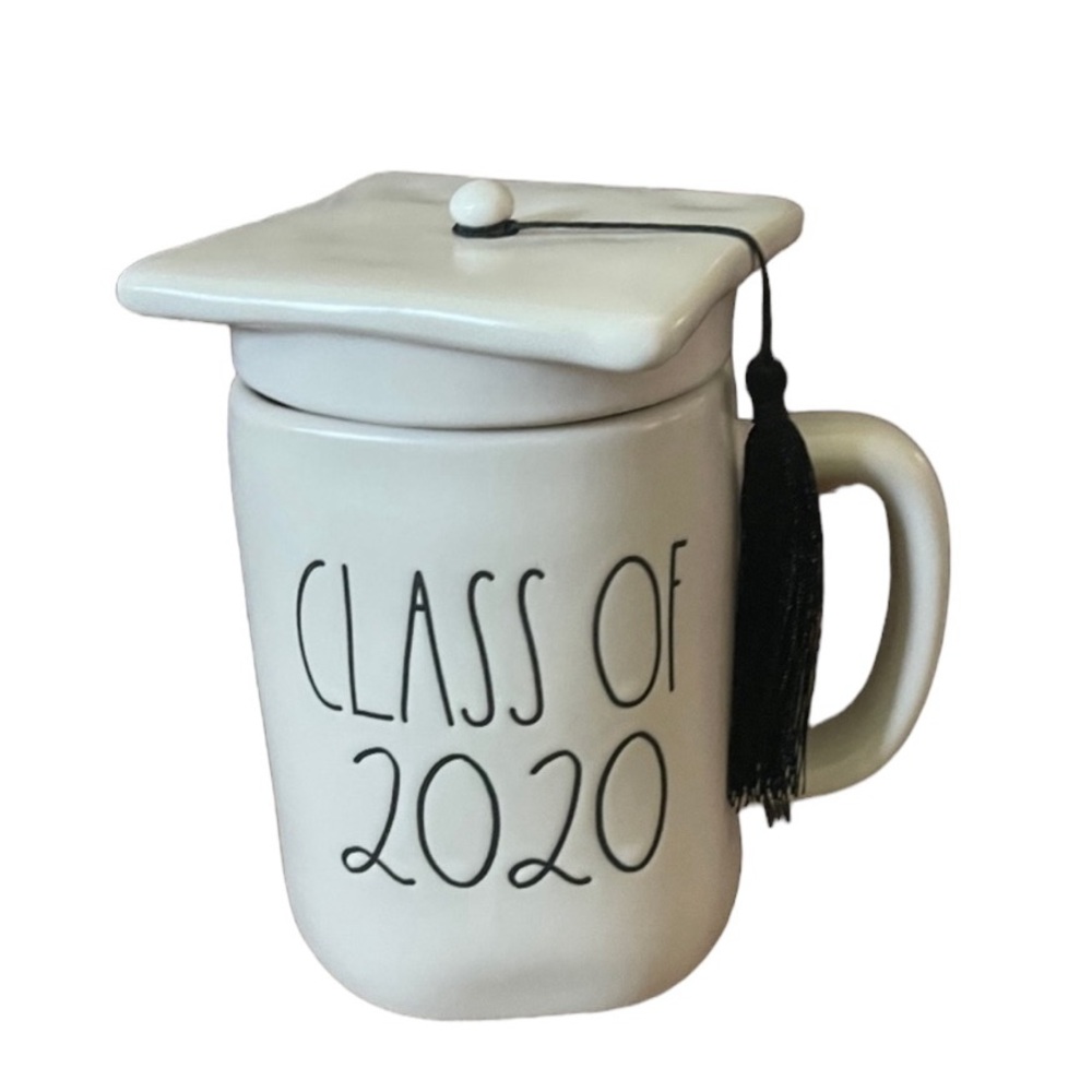One Rae Dunn Class of 2020 Graduation Coffee Mug with Cap and Tassel Lid